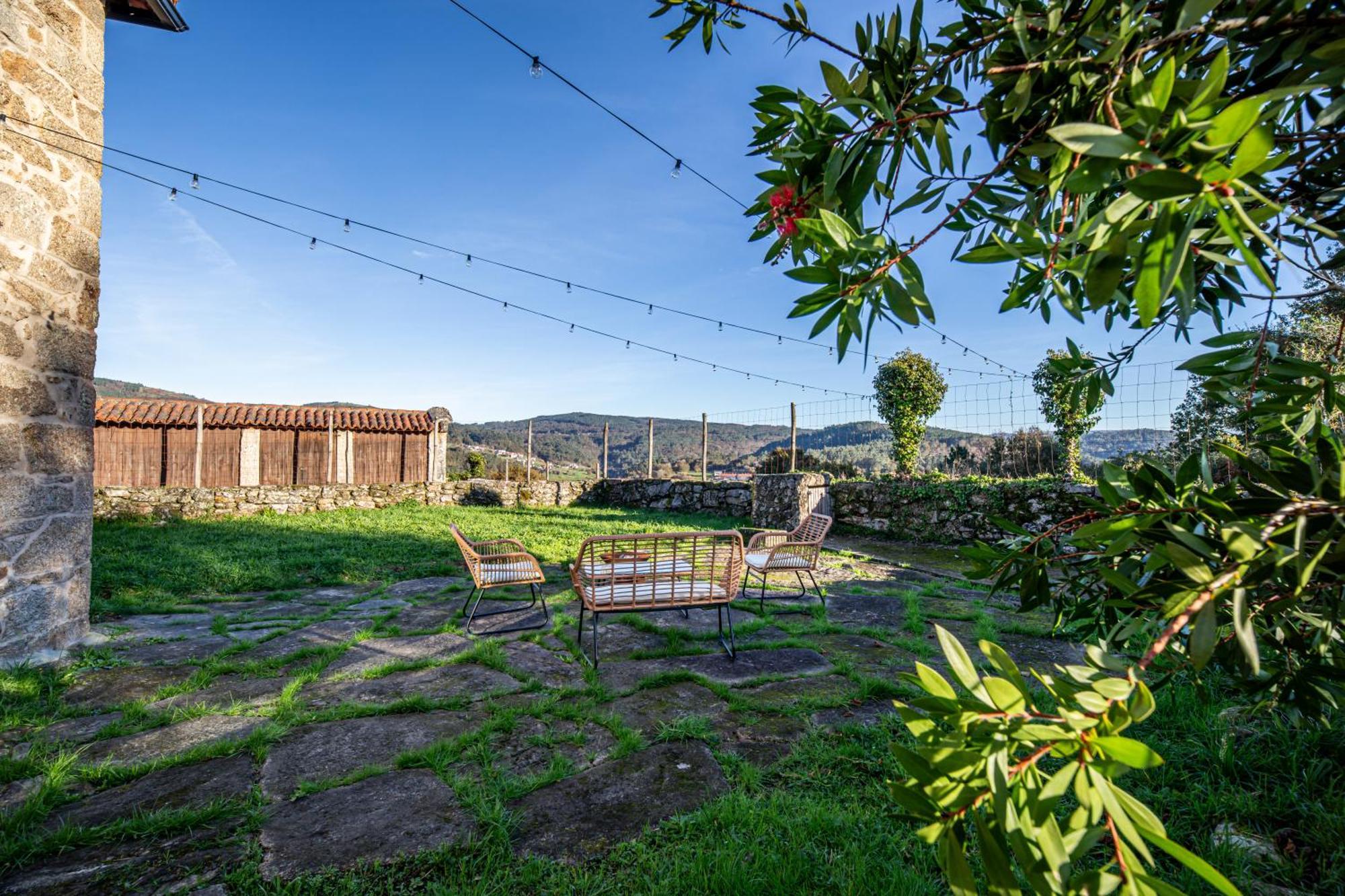 Casa De Piedra En Naturaleza Ideal Relajarse, Aventura O Trabajar Pontevedra